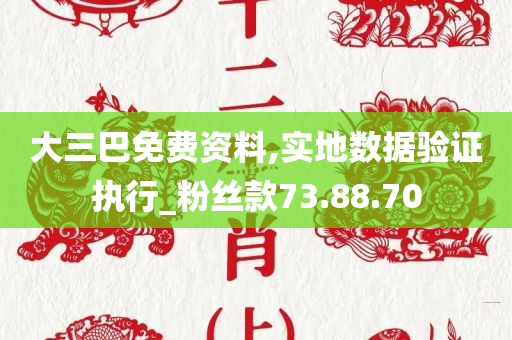 大三巴免费资料,实地数据验证执行_粉丝款73.88.70