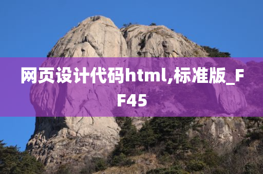 网页设计代码html,标准版_FF45