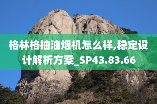 格林格抽油烟机怎么样,稳定设计解析方案_SP43.83.66