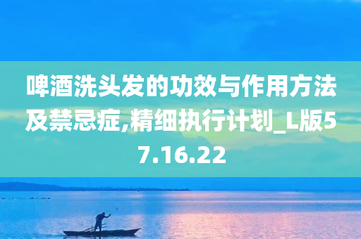 啤酒洗头发的功效与作用方法及禁忌症,精细执行计划_L版57.16.22