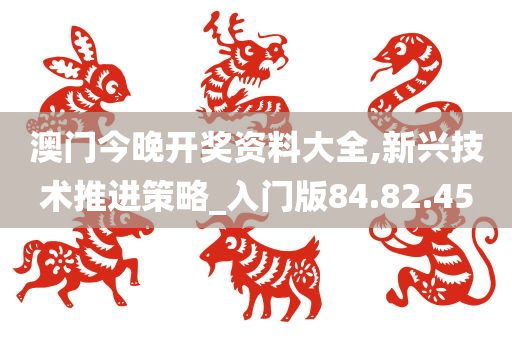 澳门今晚开奖资料大全,新兴技术推进策略_入门版84.82.45