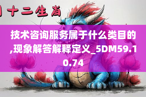 技术咨询服务属于什么类目的,现象解答解释定义_5DM59.10.74