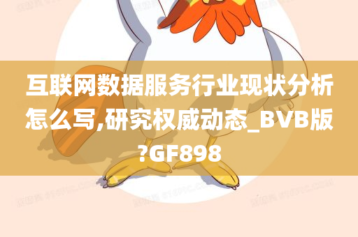 互联网数据服务行业现状分析怎么写,研究权威动态_BVB版?GF898