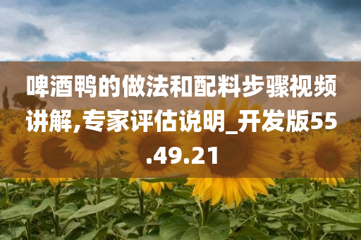 啤酒鸭的做法和配料步骤视频讲解,专家评估说明_开发版55.49.21