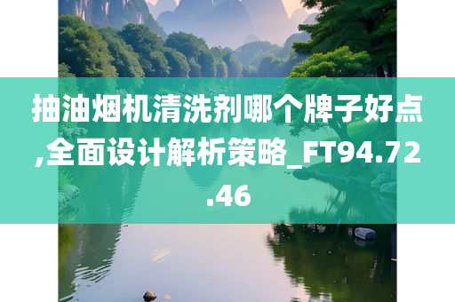 抽油烟机清洗剂哪个牌子好点,全面设计解析策略_FT94.72.46