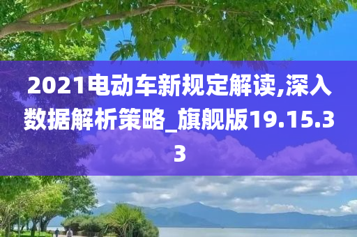 2021电动车新规定解读,深入数据解析策略_旗舰版19.15.33