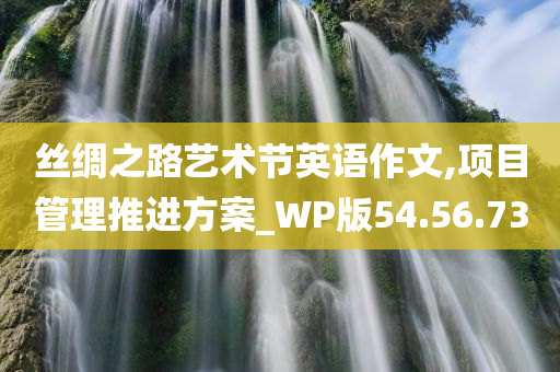 丝绸之路艺术节英语作文,项目管理推进方案_WP版54.56.73