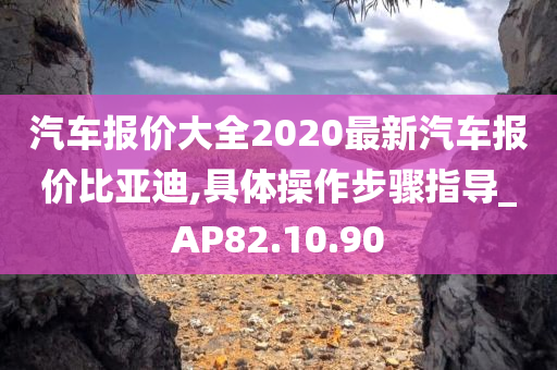 汽车报价大全2020最新汽车报价比亚迪,具体操作步骤指导_AP82.10.90