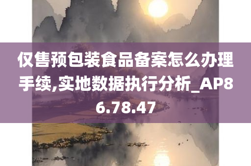 仅售预包装食品备案怎么办理手续,实地数据执行分析_AP86.78.47