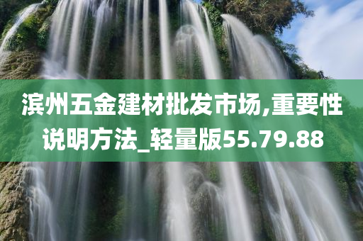 滨州五金建材批发市场,重要性说明方法_轻量版55.79.88