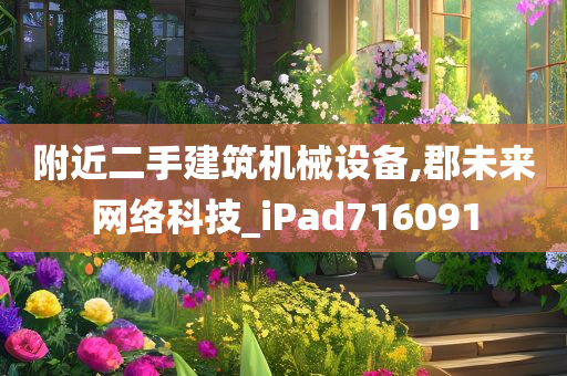 附近二手建筑机械设备,郡未来网络科技_iPad716091