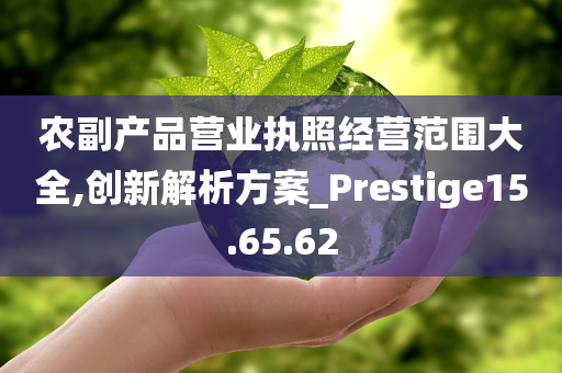 农副产品营业执照经营范围大全,创新解析方案_Prestige15.65.62