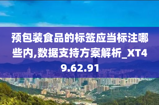 预包装食品的标签应当标注哪些内,数据支持方案解析_XT49.62.91