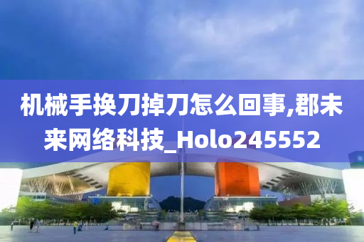 机械手换刀掉刀怎么回事,郡未来网络科技_Holo245552