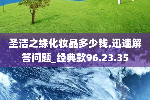 圣洁之缘化妆品多少钱,迅速解答问题_经典款96.23.35