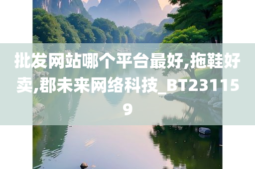 批发网站哪个平台最好,拖鞋好卖,郡未来网络科技_BT231159