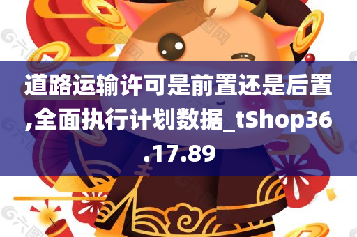 道路运输许可是前置还是后置,全面执行计划数据_tShop36.17.89