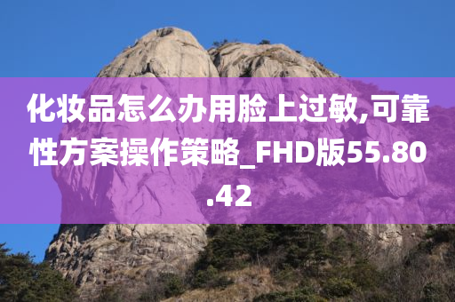 化妆品怎么办用脸上过敏,可靠性方案操作策略_FHD版55.80.42