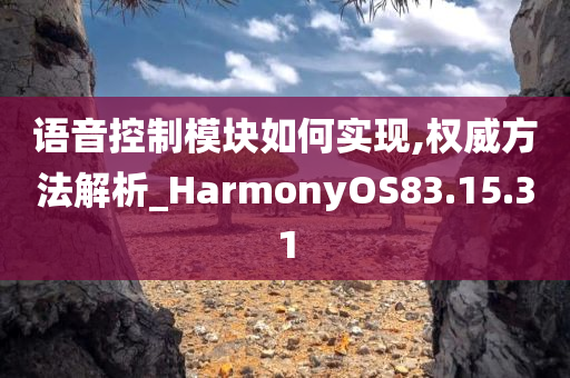 语音控制模块如何实现,权威方法解析_HarmonyOS83.15.31