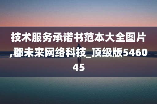 技术服务承诺书范本大全图片,郡未来网络科技_顶级版546045