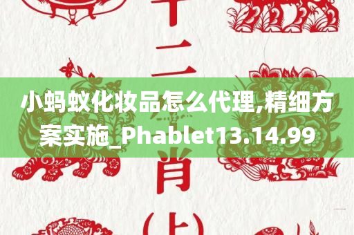 小蚂蚁化妆品怎么代理,精细方案实施_Phablet13.14.99