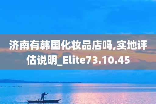 济南有韩国化妆品店吗,实地评估说明_Elite73.10.45