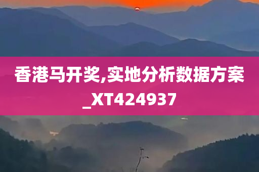 香港马开奖,实地分析数据方案_XT424937