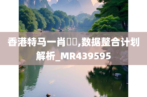 香港特马一肖瀏覽,数据整合计划解析_MR439595