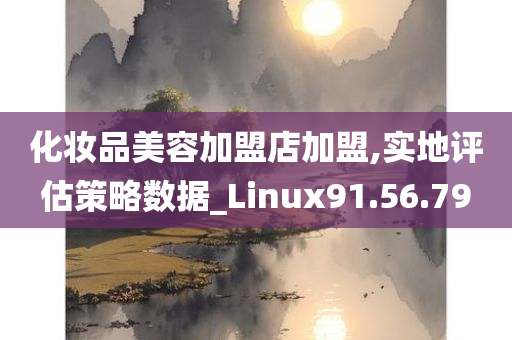 化妆品美容加盟店加盟,实地评估策略数据_Linux91.56.79