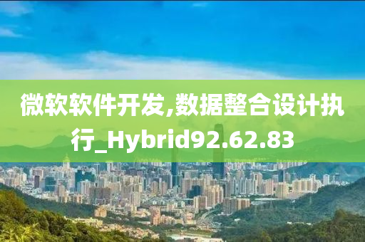 微软软件开发,数据整合设计执行_Hybrid92.62.83