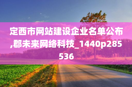 定西市网站建设企业名单公布,郡未来网络科技_1440p285536