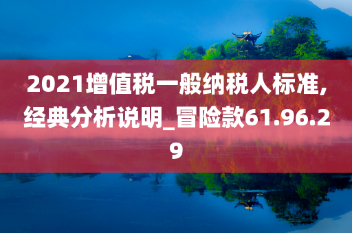 2021增值税一般纳税人标准,经典分析说明_冒险款61.96.29