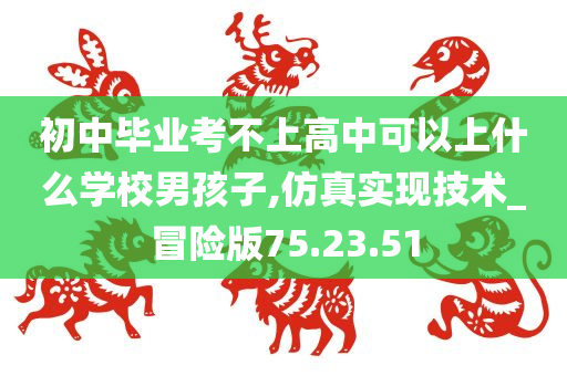 初中毕业考不上高中可以上什么学校男孩子,仿真实现技术_冒险版75.23.51