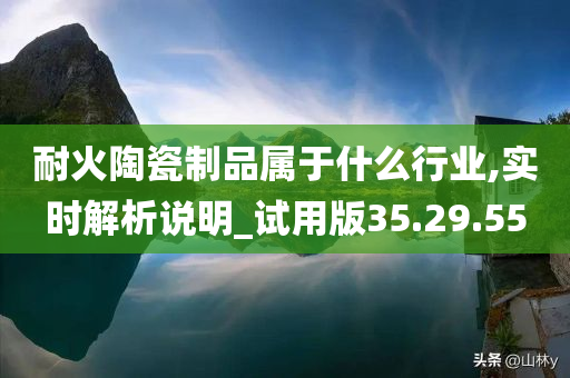 耐火陶瓷制品属于什么行业,实时解析说明_试用版35.29.55