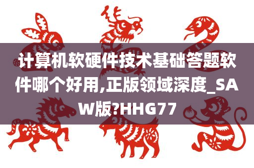 计算机软硬件技术基础答题软件哪个好用,正版领域深度_SAW版?HHG77