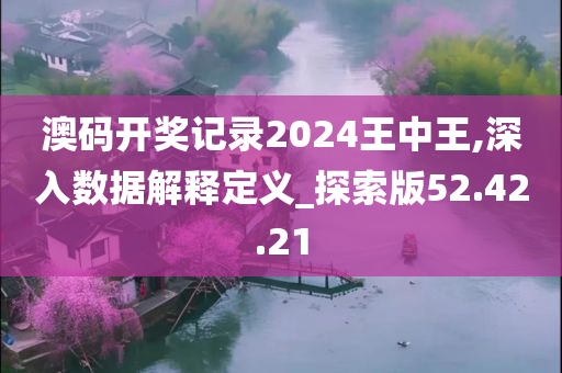 澳码开奖记录2024王中王,深入数据解释定义_探索版52.42.21