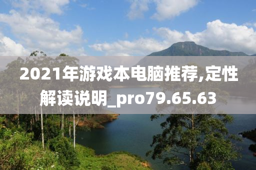 2021年游戏本电脑推荐,定性解读说明_pro79.65.63