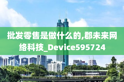 批发零售是做什么的,郡未来网络科技_Device595724