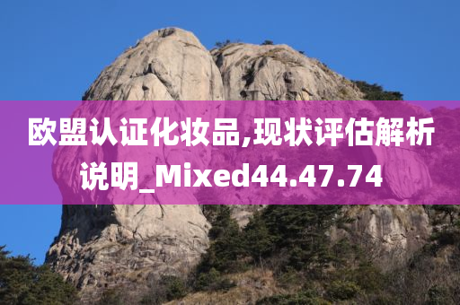 欧盟认证化妆品,现状评估解析说明_Mixed44.47.74