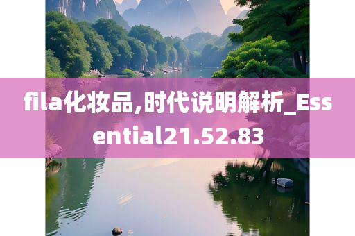 fila化妆品,时代说明解析_Essential21.52.83