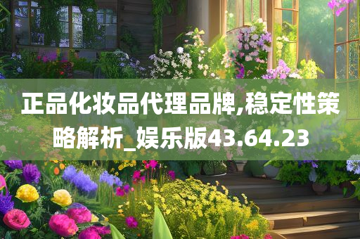 正品化妆品代理品牌,稳定性策略解析_娱乐版43.64.23