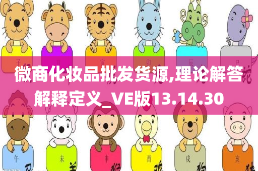 微商化妆品批发货源,理论解答解释定义_VE版13.14.30