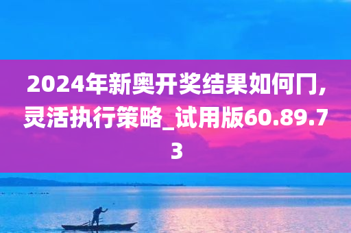 2024年新奥开奖结果如何冂,灵活执行策略_试用版60.89.73