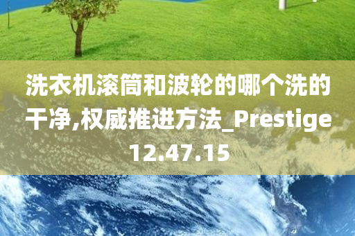 洗衣机滚筒和波轮的哪个洗的干净,权威推进方法_Prestige12.47.15