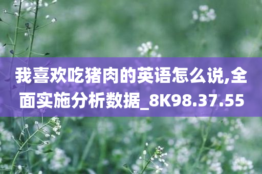 我喜欢吃猪肉的英语怎么说,全面实施分析数据_8K98.37.55