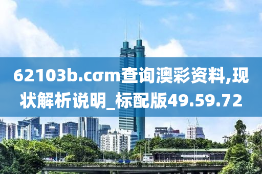 62103b.cσm查询澳彩资料,现状解析说明_标配版49.59.72