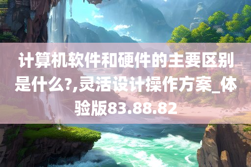 计算机软件和硬件的主要区别是什么?,灵活设计操作方案_体验版83.88.82