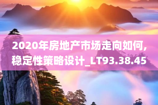 2020年房地产市场走向如何,稳定性策略设计_LT93.38.45