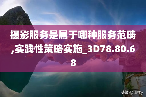 摄影服务是属于哪种服务范畴,实践性策略实施_3D78.80.68