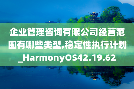 企业管理咨询有限公司经营范围有哪些类型,稳定性执行计划_HarmonyOS42.19.62